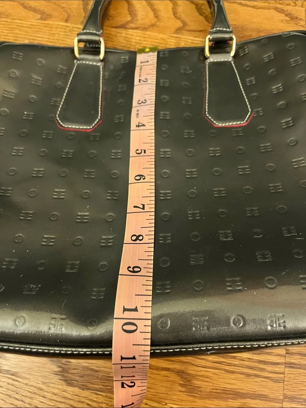 Arcadia Patent Leather Satchel